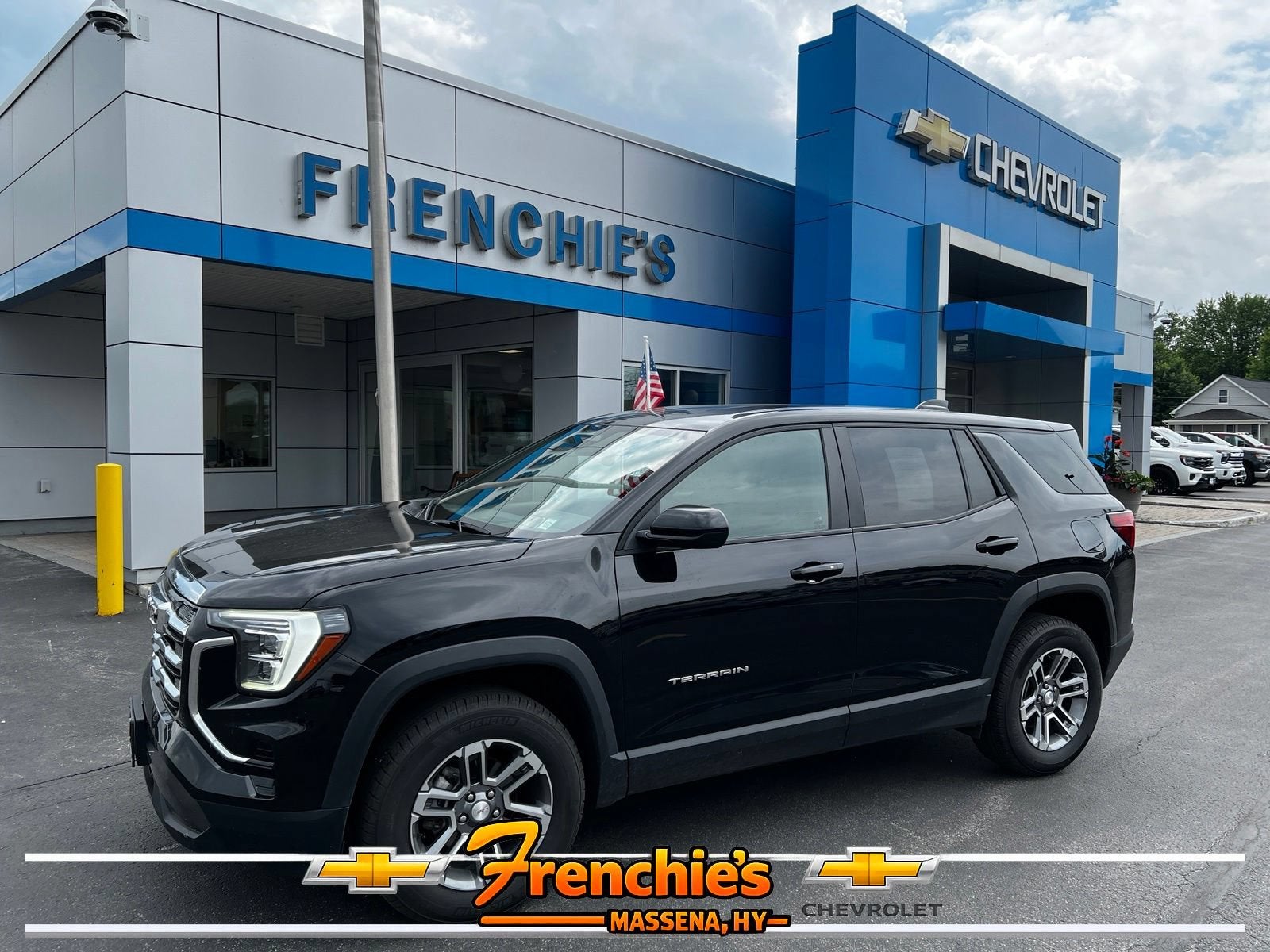 2026 GMC Terrain Elevation in Ebony Twilight Metallic — front three-quarter view