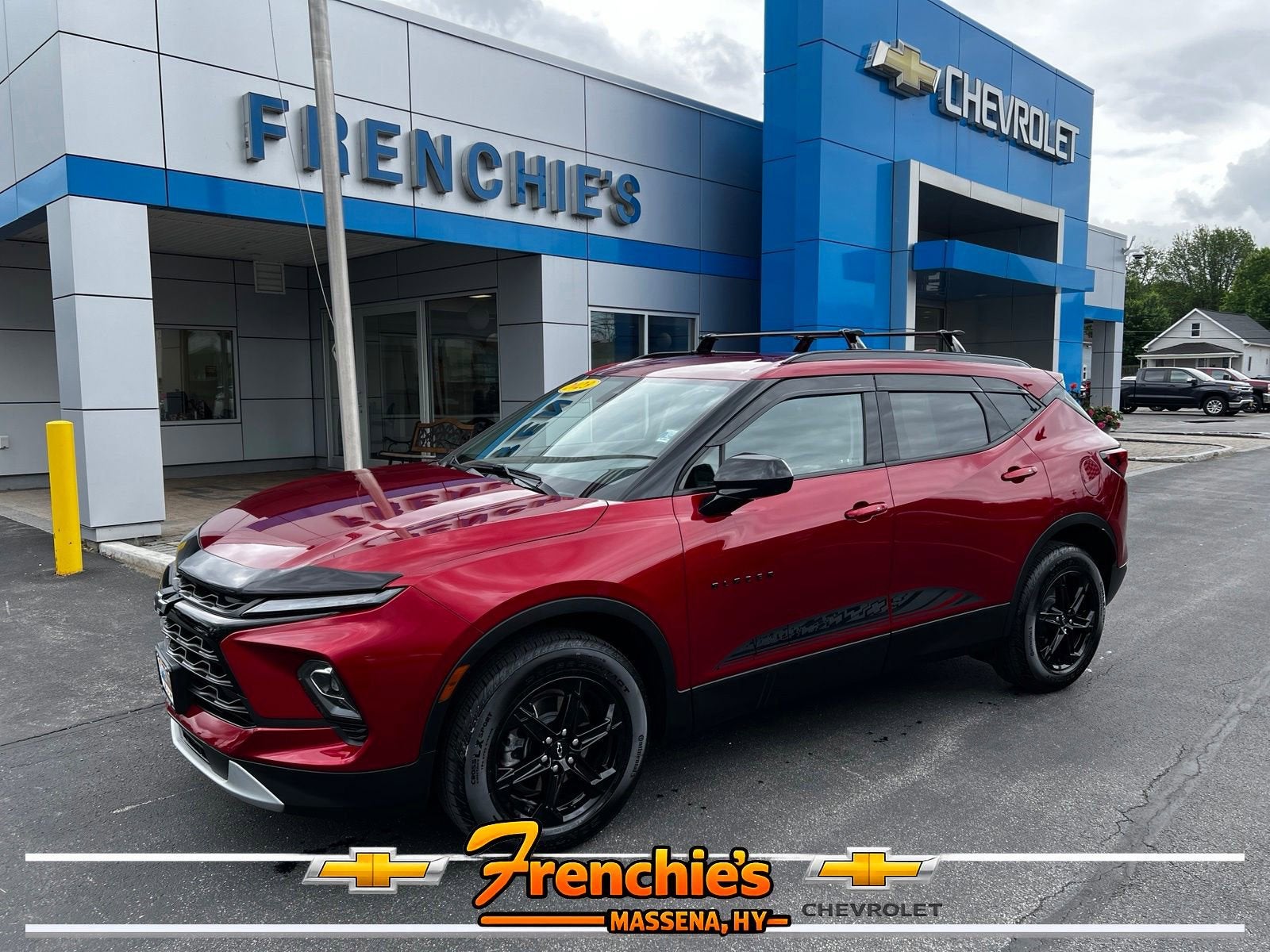 2023 Chevrolet Blazer 2LT in Radiant Red Tintcoat — front three-quarter view